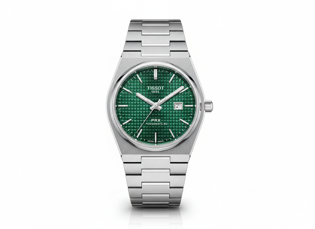 Tissot | PRX Powermatic | Silver/Green | Replica