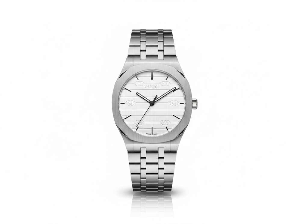 Gucci | 25H | Silver/White